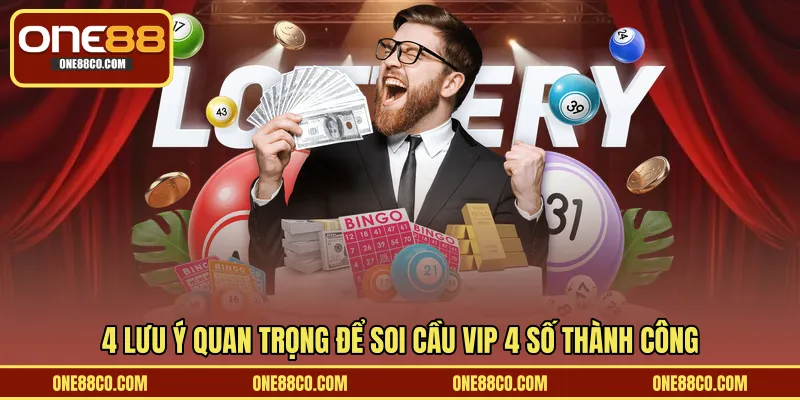 4 lưu ý quan trọng để soi cầu VIP 4 số thành công
